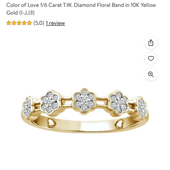 10k solid gold stackable ring - Picture 2 of 3